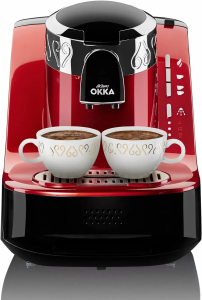 محضر قهوة تركي ارزوم كوبين 710 واط احمر OK006-N
