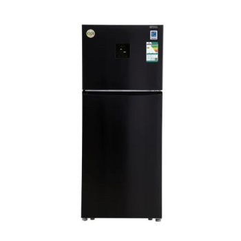 جنرال سوبريم ثلاجة 14.0 قدم , أستيل اسود ,  كمبروسرانفيرتر , شاشه تحكم خارجيه , اضاءة LED , نظام تدفق الهواء المتعدد , مقابض مخفية , ارفف زجاج , مع ايونات الأكسجين السالب AAT - GS56BSI